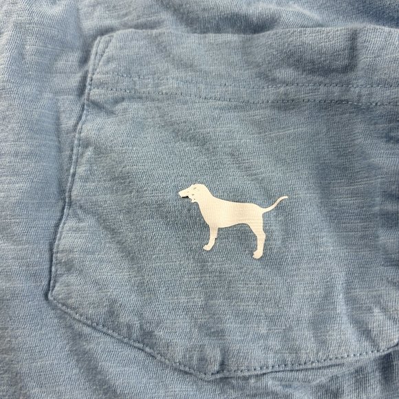 Victorias Secret Size Small Blue Crop Top T Shirt Cotton Short Sleeve Womens - Picture 4 of 7